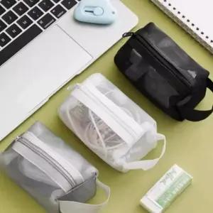 여행용 화장품 메쉬파우치 립스틱 메쉬 미니파우치 파우치백 물놀이파우치