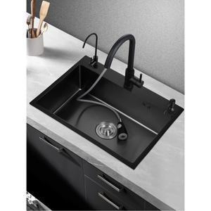 블랙 싱크볼 주방 원룸 인테리어 스테인리스 멀티 독일어 간이 독일 개수대 스텐304