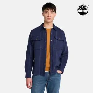 팀버랜드 남여공용 코듀로이 카라 오버셔츠 네이비 A6N73 4512037004