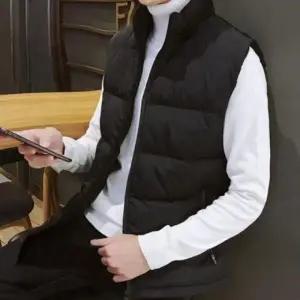 따뜻한 방한 프리미엄 스타일 남성 남자 경량 겨울 패 겨울 조끼 남자 패딩