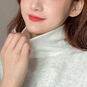 겨울 페이크목폴라 넥워머 벨벳 무지목티 레이어드 목토시