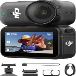 DJI 오스모 나노 표준 콤보(128GB) - 소형 4K/60fps 브이로그 카메라 1/1.3 u2033 센서 143° 와이드 FOV