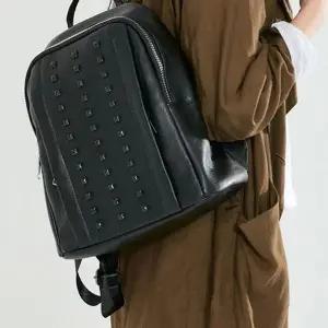 [하프클럽/]가죽 여성 백팩 대학생 직장인용 책가방 세련된 디자인 여자가