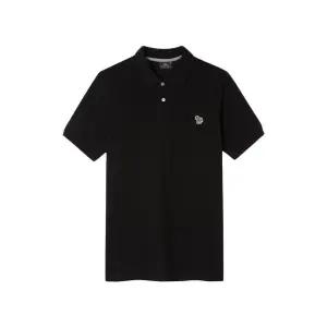 26SS 지브라 로고 슬림핏 반팔 폴로 티셔츠 블랙 M2R 534L PZEBRA 79