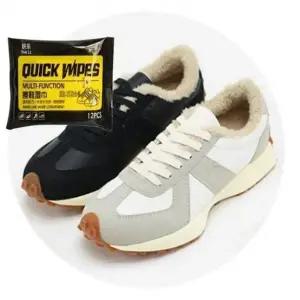 털 운동화 신발 단화 겨울 신발 방한화 공용 2색 신발 세정티슈 세트