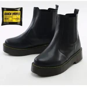 옆밴딩 여성 첼시부츠 데일리 겨울 신발 여자 부츠 신발 세정티슈 세트