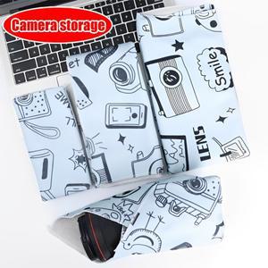 SLR 렌즈 카메라용 매직 접이식 천  보호 케이스  파우치  메이크업 포장  보관 포토그래퍼 가방