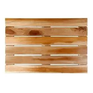 욕실용 원목 발판 약65x43cm