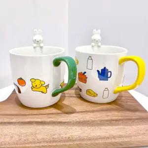 미피 일본 한정 정품 스튜디오 클립 미피토끼 도자기 물컵 피규어컵 머그컵