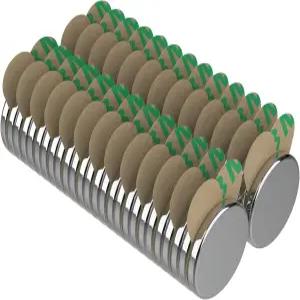 자석프로 네오디뮴 자석 8x1mm 50쌍 팩으로 자화된 자가 접착 도트 포함 (8x1)