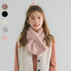 키밍 쁘띠 머플러 털목도리 겨울 머플러 스카프