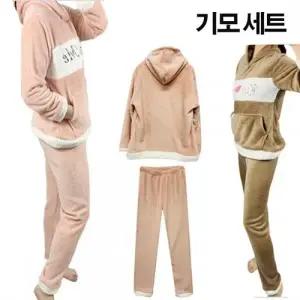 여성 트레이닝 세트 바지 후드티 기모 추리닝 잠옷