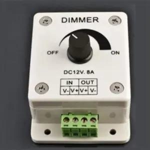 스위치 12V 8A LED조광기 디머 속도 제어기 조절기 빛 hQd1+4HQx