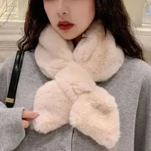 퍼 여성 머플러 겨울 스카프 데일리 목도리 4색