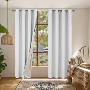 겨울 방한커튼 누빔 3중 바람막이 겨울용 암막커튼_24038795