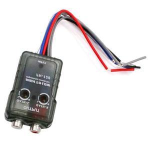 하이 레벨 스피커 신호-로우 RCA 어댑터 카 오디오 하이-로우 서브 우퍼 컨버터