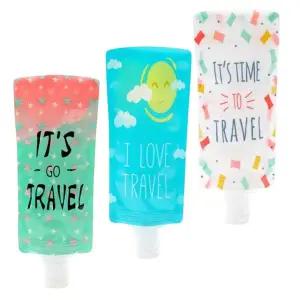 여행용 샴푸 공병 화장품 소분 파우치 휴대용 용기 로션 린스 트리트먼트 바디워시 크림