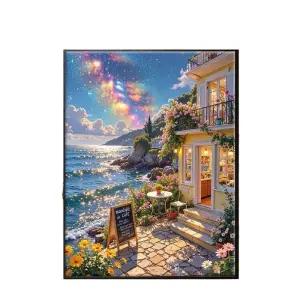 디아크몰 페인팅 상점 거리 풍경화 diy 명화그리기 그림 색칠하기 취미 유화 캔버스 세트