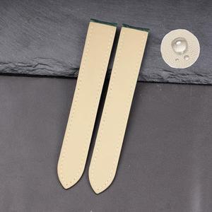 하이 퀄리티 악어  가죽 시계 스트랩, 까르띠에 탱크 런던 솔로 가죽 시계 밴드, 남녀공용, 14mm, 18mm, 20