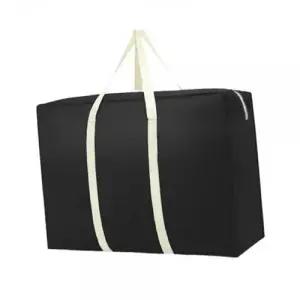 대용량 짐 가방 특대형 블랙 대형 이불 부직포 쇼핑백 캠핑 옷 WFIR55C