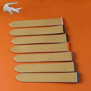 까르띠에 탱크 런던 솔로 시리즈 악어 가죽 시계줄 크로커다일 천연 가죽 시계줄 팔찌 16 17 18 23 25mm