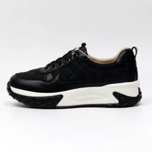 [제이시]제이시 5cm 굽높은 가죽 여자 밴딩 통굽 운동화 K341