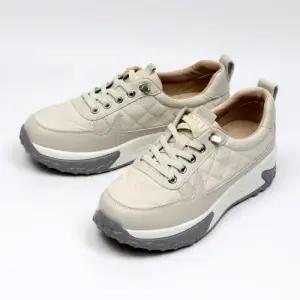 [제이시]제이시 푹신한 소가죽 쿠션 여자 통굽 운동화 K341