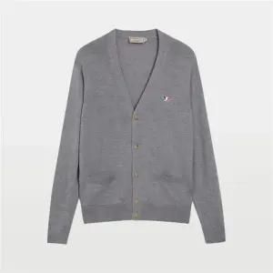 메종키츠네 트리컬러 폭스 패치 남녀공용 가디건 FU00501KT1036 H150