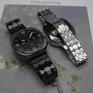 삼성 갤럭시 워치 8 클래식 46mm 8 40mm 44mm 용 고급 메탈 시계줄, 갤럭시 워치 울트라 2025 47mm용 스테