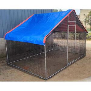 조립식닭장 오리 새장 토끼 1 5x2x1 7m 연결철망 플라스틱망 견사 케이지 실링