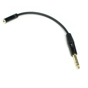 20cm OOmt440 헤드폰젠더케이블 3.5-6.3이어폰커스텀 주문제작 고급 다용도음향