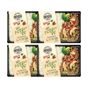 아워홈 온더고 우삼겹불고기덮밥 290g, 4개