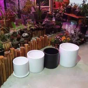 모던 도기 명품반열 무광 원통형 20x20cm화분 선물용 원형 사각 심플 예쁜 감성