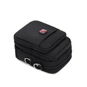 [신세계라이브쇼핑][옷자락] 남성용 가벼운 여행용 크로스백 블랙 멀티포켓