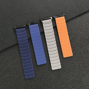 삼성 갤럭시 워치 8/8 클래식 스포츠용 마그네틱 루프 스트랩 실리콘 시계줄 8 40mm 소프트 팔찌