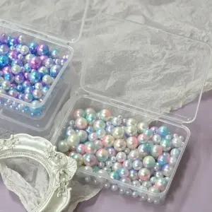 투명 사각 케이스 9.5cm 여행용 약통 소품 수납 보관함