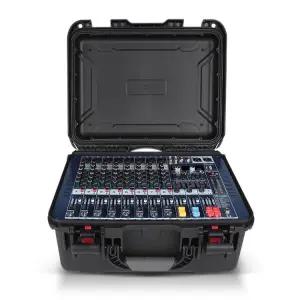 앰프 내장 파워드 스튜디오 믹서 믹싱콘솔 올인원 레코드 블루투스 전화 마이크 스피커