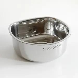 올스텐 설거지통 D형주방설겆이 대야 씽크 씽크대 싱크대 부엌 대바스켓 대소쿠리 케이스 설겆이