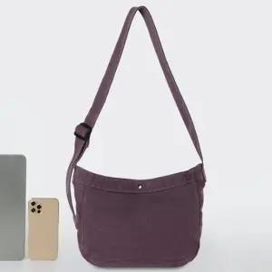 캔버스 보조 가방 크로스백 데일리 빈티지 퍼플 (WFKDXVT)