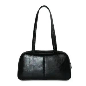 여성 숄더백 캐주얼 빈티지 스퀘어 핸드백 가방 블랙 (WFKDXG9)