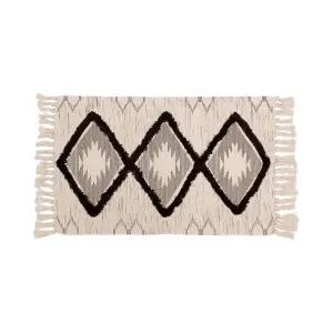 코튼 러너카페트 (106x60cm) DK12발매 주방 러그 침실 인테리어 태슬