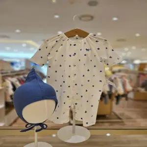 [블루독베이비] 26SS(블루)스윗애플모자세트우주복 HH (4617004112)