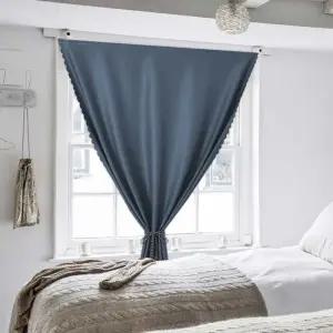 셀프 암막 커튼 1.8x1.5m인테리어 커텐 찍찍이