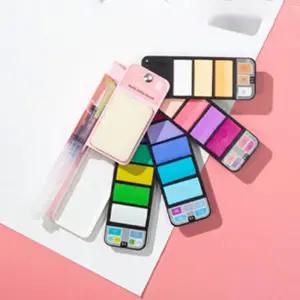 학생 선물 고체물감 팔레트 세트 18색수채 펜 미술 18 솔리드 레드 농축행태 실용성 휴대성 수용성 화방 도