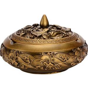 황동 금속 재떨이 탁상용 심플 디자인 사무실 가정용