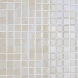 CRE8TIVE 4매 베이지 필 앤 스틱 주방용 타일에 작은 사각 모자이크 스틱을 붙입니다. 타일 스티커 12 x12