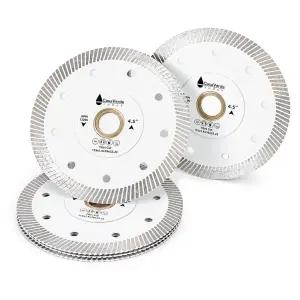 대리석 및 타일용 Casaverde 5pc/Lot 초박형 타일 블레이드 4 1/2인치 다이아몬드 터보