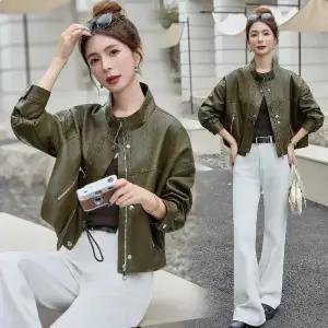 블랙팬서 여성 가을 겨울 양가죽 코트 차이나 캐주얼 재킷 OPH4