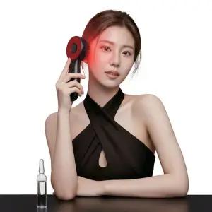 미오데칼코마니 다모아 EMS 두피 마사지기 브러쉬 저주파 앰플분사 지압 헤어관리