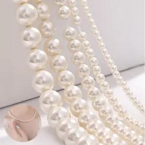 비즈아트 고급 목걸이 재료 핵진주 비즈 4종 각5size 비즈공예 목걸이재료